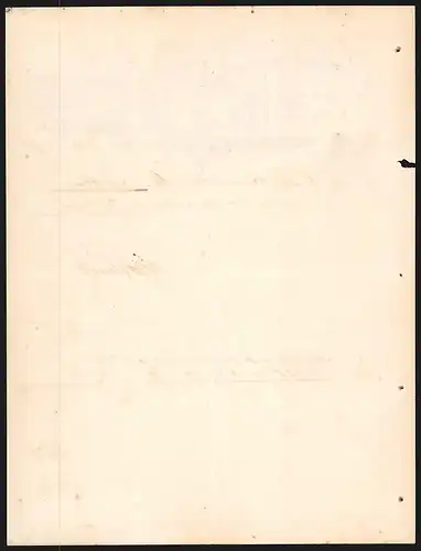 Rechnung Heilbronn a. N. 1898, C. B. Blaess Essigsprit & Bleiweiss-Fabrik, Werkansicht und Auszeichnungen