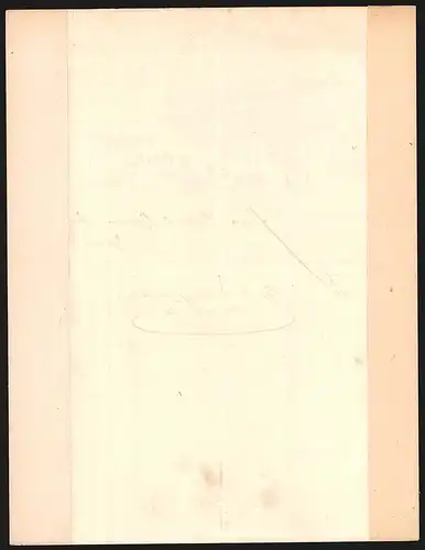 Rechnung Ludwigsburg 1897, J. F. Huss Söhne Wein-Handlung, Essig-Fabrikation, Dampf-Brennerei, Werkansicht