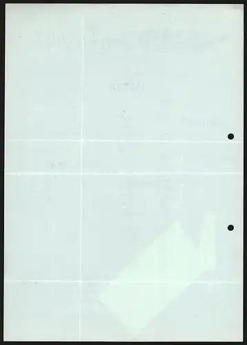 Rechnung Heidenheim a. Brenz 1941, C. F. Ploucquet Baumwoll-Webereien, Färberei, Fabrikgelände mit rauchendem Schlot