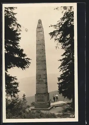 AK Krumau / Cesky Krumlov, Stifter-Denkmal