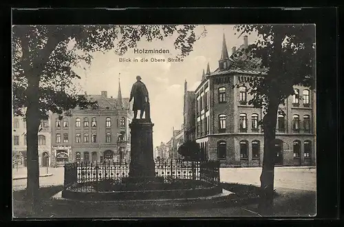 AK Holzminden, Blick in die Obere Strasse