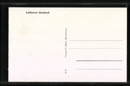 AK Grunbach / Schwarzwald, Gesamtansicht