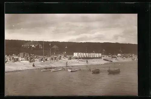 AK Ostseebad Timmendorferstrand, Partie am Strande