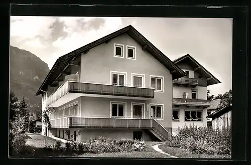 AK Garmisch, Eisenbahner-Erholungsheim der BSW Nürnberg, Haus a. d. Wiese