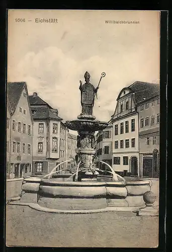 AK Eichstätt, Willibaldsbrunnen