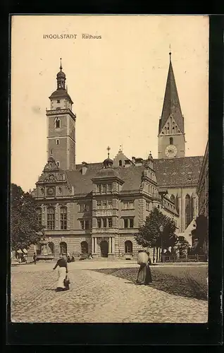 AK Ingolstadt, Blick auf das Rathaus