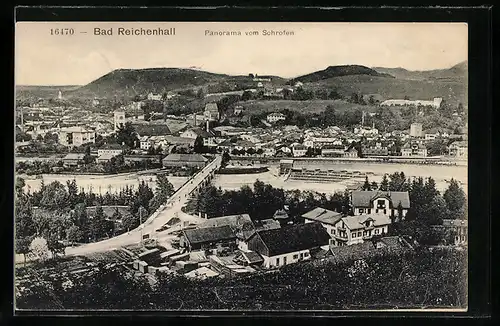 AK Bad Reichenhall, Panorama vom Schrofen