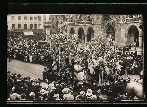 Foto-AK München, Jubiläums-Bundestag 1909