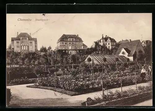 AK Chemnitz, Partie im Stadtpark