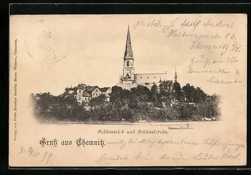 AK Chemnitz, Schlossteich und Schlosskirche