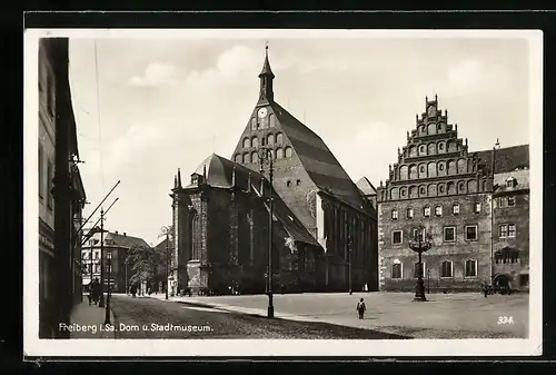 AK Freiberg i. Sa., Dom und Stadtmuseum
