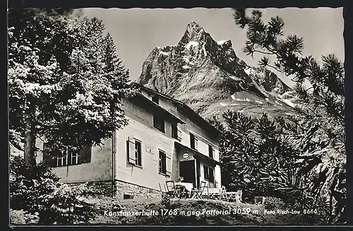 AK Konstanzerhütte, Ansicht gegen Patteriol