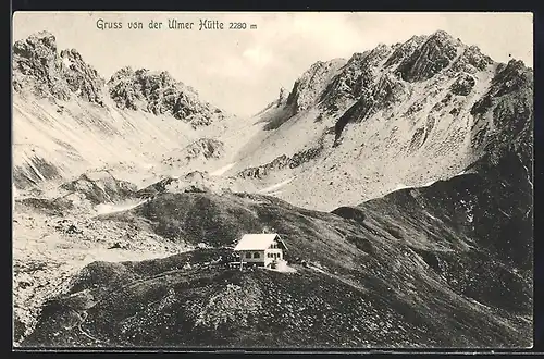 AK Ulmer Hütte, Idyll im Gebirge