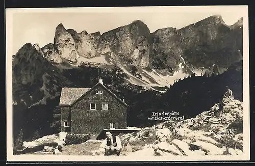 AK Erfurterhütte, Haus mit Dalfazer Grat