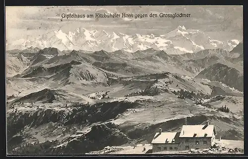 AK Kitzbüheler Horn, Panorama mit Grossglockner