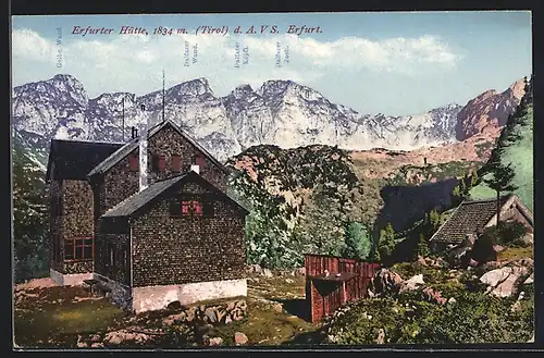 AK Erfurter Hütte d. A. V. S. Erfurt