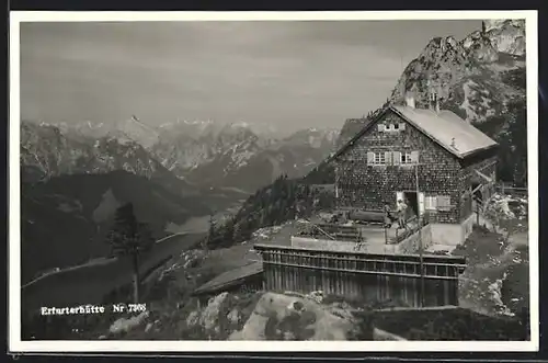 AK Erfurterhütte, Blick ins Tal