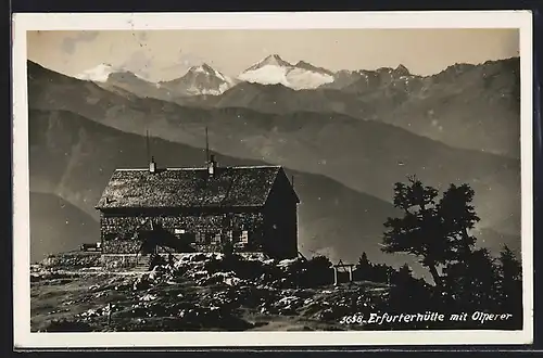 AK Erfurterhütte, Berghütte mit Olperer