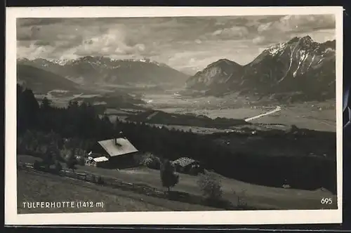 AK Tulferhütte, Ortsansicht aus der Vogelschau