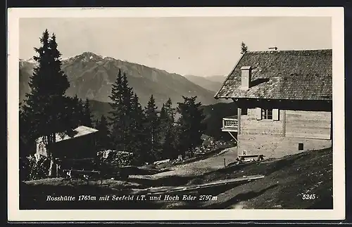 AK Seefeld, Alpenwirtschaft Rosshütte