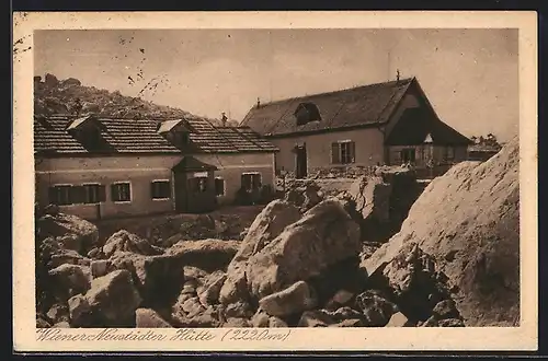 AK Wiener-Neustädter Hütte, Aussenansicht