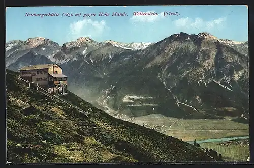 AK Neuburgerhütte gegen Hohe Munde