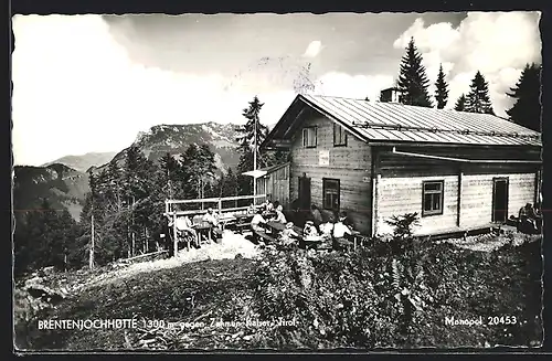 AK Brentenjochhütte gegen Zahmen Kaiser
