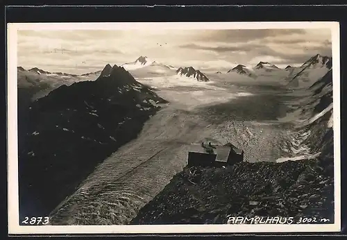 AK Ramolhaus, Berghütte mit Umgebung