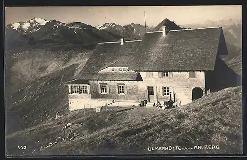 AK Ulmerhütte, Hütte mit gewaltigem Bergpanorama