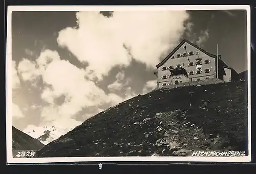 AK Hochjochhospiz von unten gesehen