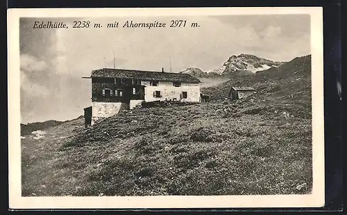 AK Edelhütte mit Ahornspitze