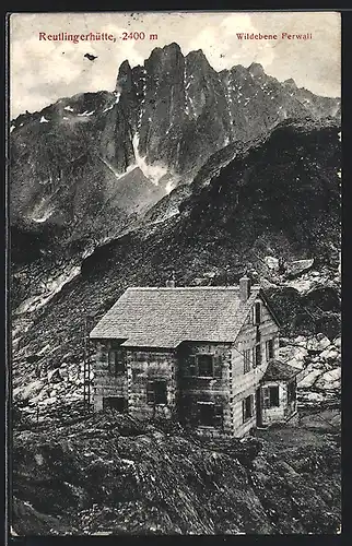 AK Reutlinger Hütte, Berghütte auf der Wildebene Ferwall