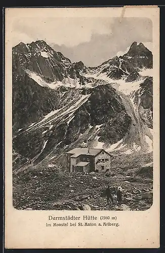 AK Darmstädter Hütte im Moostal bei St. Anton a. Arlberg