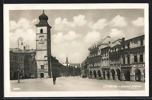 AK Leitomischl / Litomysl, Namesti Riegrovo