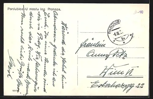 AK Pardubice, U mostu ing Prokopa