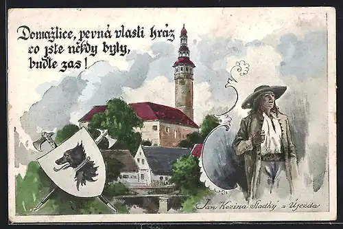 AK Domazlice, Jan Kozina Sladký z Újezda, Wappen