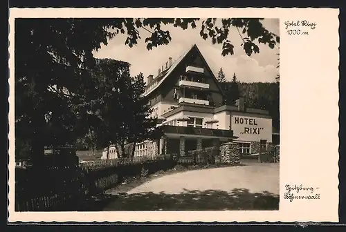 AK Spitzberg /Böhmerwald, Hotel Rixi