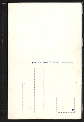 AK Plzen, Teilansicht, Strassenpartie mit Geschäft, Platz mit Kirche