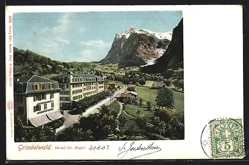 AK Grindelwald, Das Hotel Gr. Eiger