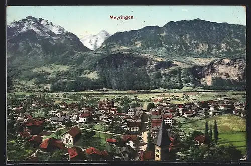 AK Meyringen, Ortspartie im Gebirge