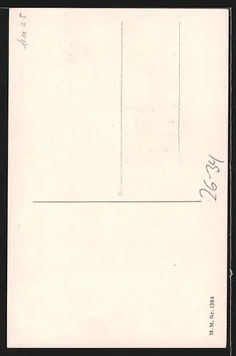 Künstler-AK Pauli Ebner: Verbotene Früchte, Kinder naschen Äpfel von einer Wiese