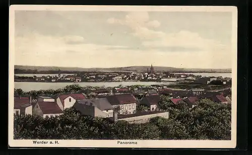 AK Werder a. H., Panorama