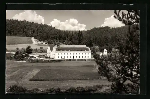 AK Windischeschenbach, Partie mit Diözesan-Exerzitienhaus Johannisthal