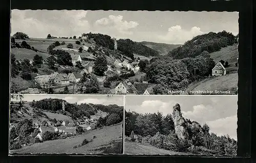 AK Haunritz / Hersbrucker Schweiz, Gesamtansichten, Felspartie