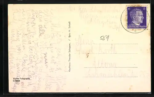 AK Pleystein / Opf., Totale mit Kirche