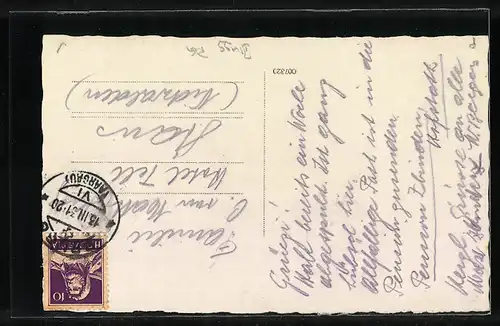 AK Brugg, Häuserpartie am Flussufer