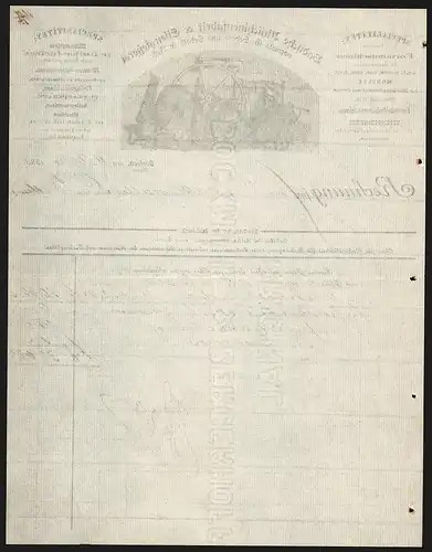 Rechnung Durlach 1888, Badische Maschinenfabrik & Eisengiesserei, Beispielhafte Maschinenteile