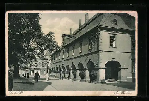 AK Soest i. W., Am Rathaus