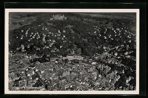AK Coburg, Flugzeugaufnahme der Stadt
