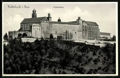 AK Kulmbach i. Bay., Blick auf die Pfaffenburg